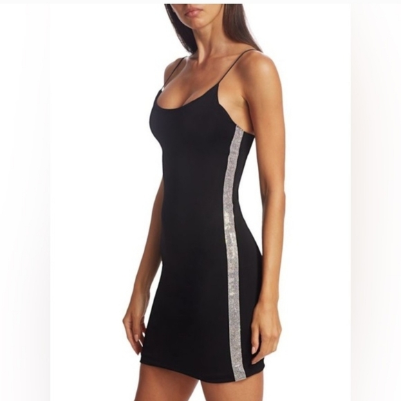 Alice + Olivia Noni Embellished Mini Bodycon Dress size 2 - Picture 6 of 13